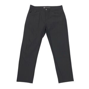 Vuori Meta Pant Men's Performance Chino Pants Size 33 33X26.5 Black Stretch